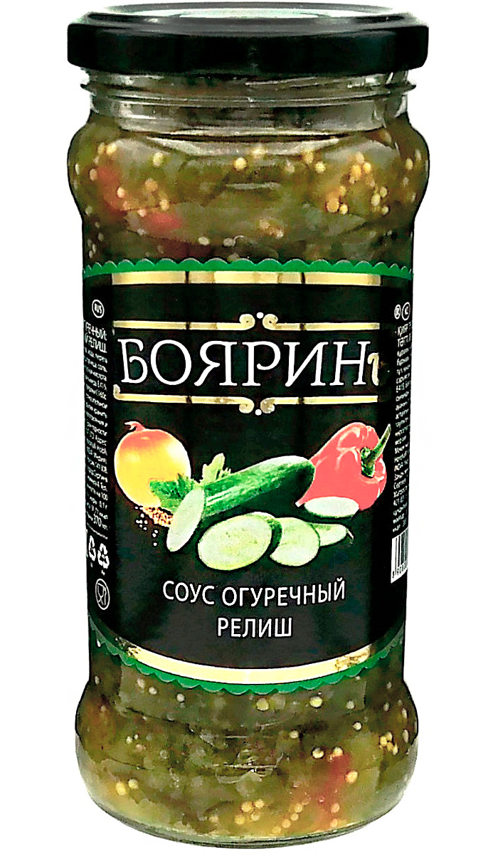 Соус огуречный Бояринъ Релиш, 370 мл - купить с доставкой по выгодным ...