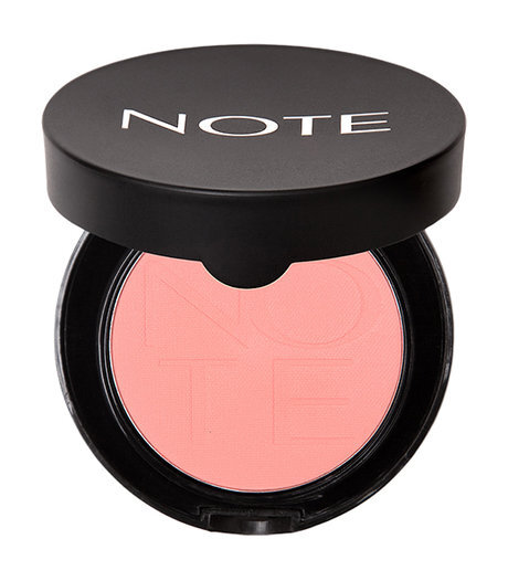 NOTE Румяна для лица компактные с эффектом сияния, 5,5 г, 06 Sandy Pink