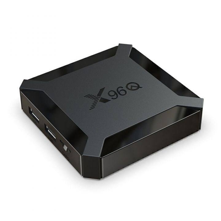 WWWTV Медиаплеер TV Box X96Q с Android 10 Android, 1 ГБ/8 ГБ, Wi-Fi, ИК-порт (IrDA), черный