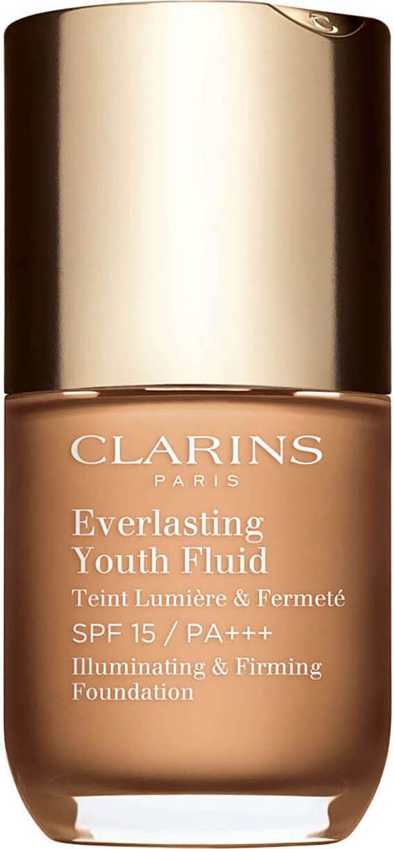 Clarins Everlasting Youth Fluid Устойчивый тональный флюид с омолаживающим действием SPF 15, 1085 cachew, 30 мл