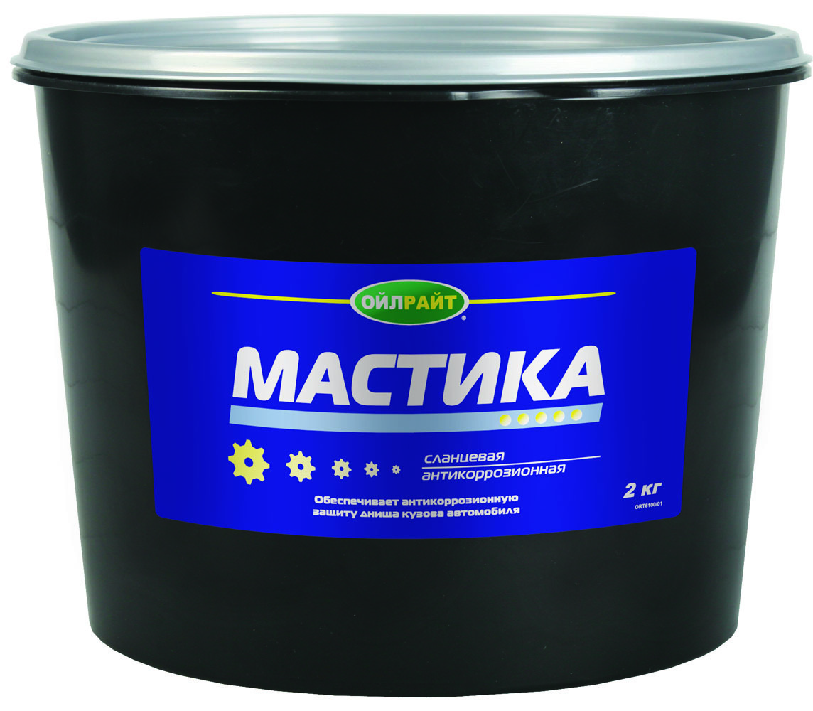 Мастика OILRIGHT сланцевая антикоррозионная 2кг ведро