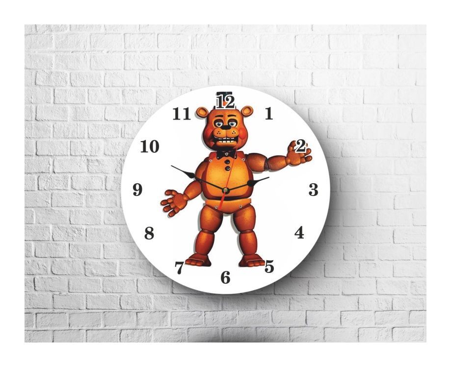 часы аниматроников. будильник с мишкой фредди. часы аниматроников. лефти бонни. Fnaf withered animatronics.