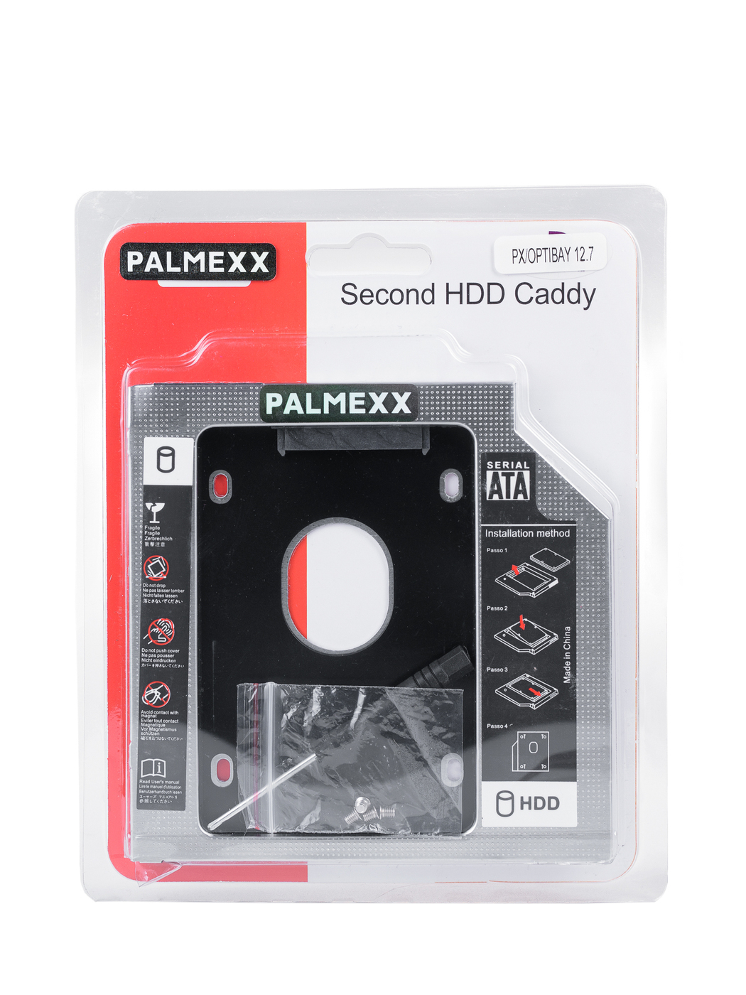 КорпусдляHDDOptibay12.7mmSATA(SecondHDDCaddy)-mSATA