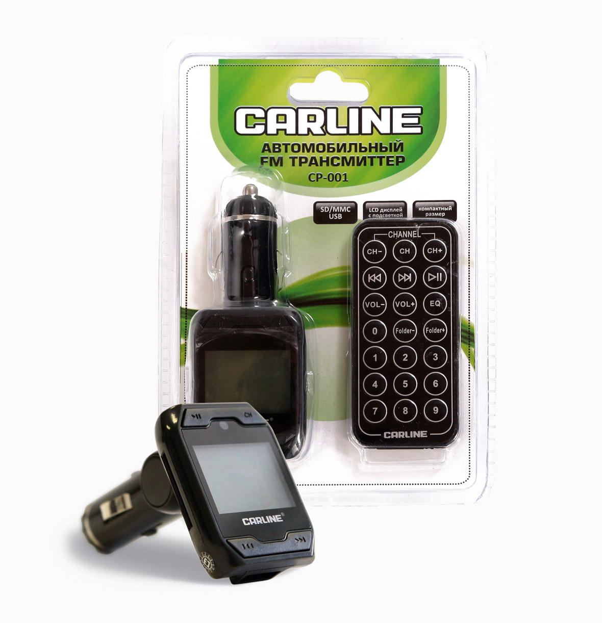 Автомобильный FM-трансмиттер  CARLINE®  CP-012