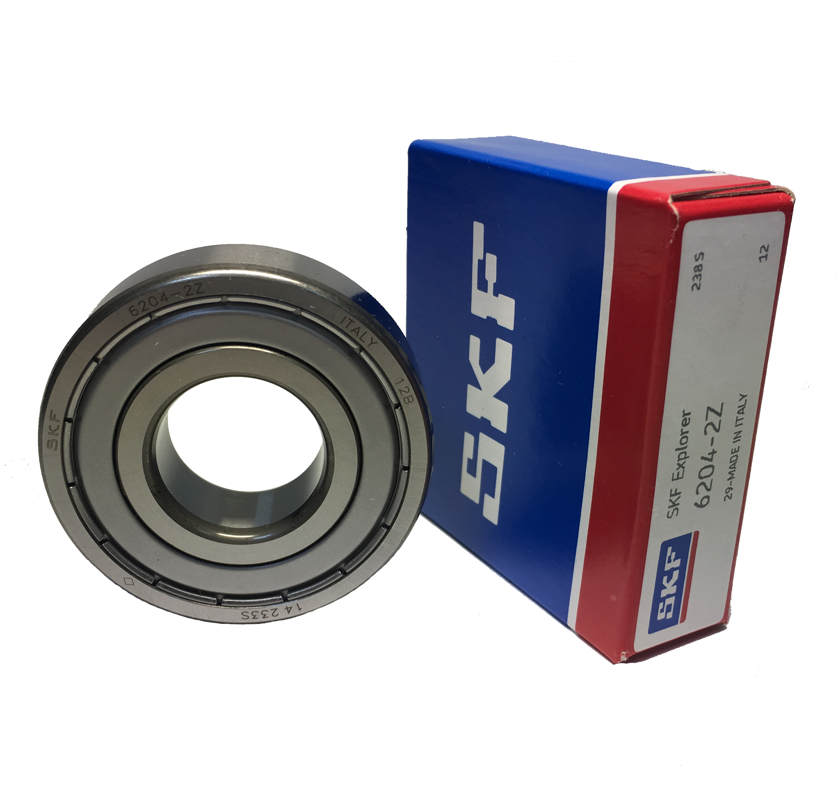 Подшипник 6204-2Z (6204-ZZ) (80204) SKF Швеция. Made in Italy / Bulgaria