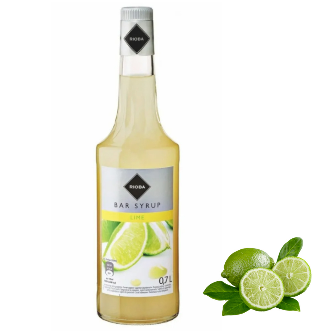 RIOBA, Сироп Лайм, 0,7л, Франция (для кофе, мороженого, коктейлей ...