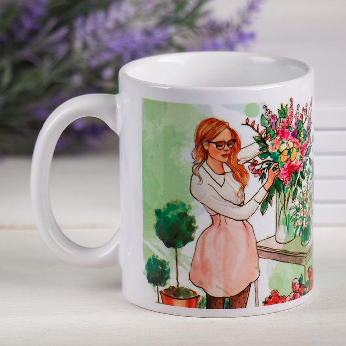 Кружка для чая керамическая Милые подарки купить в интернет-магазине Wildberries