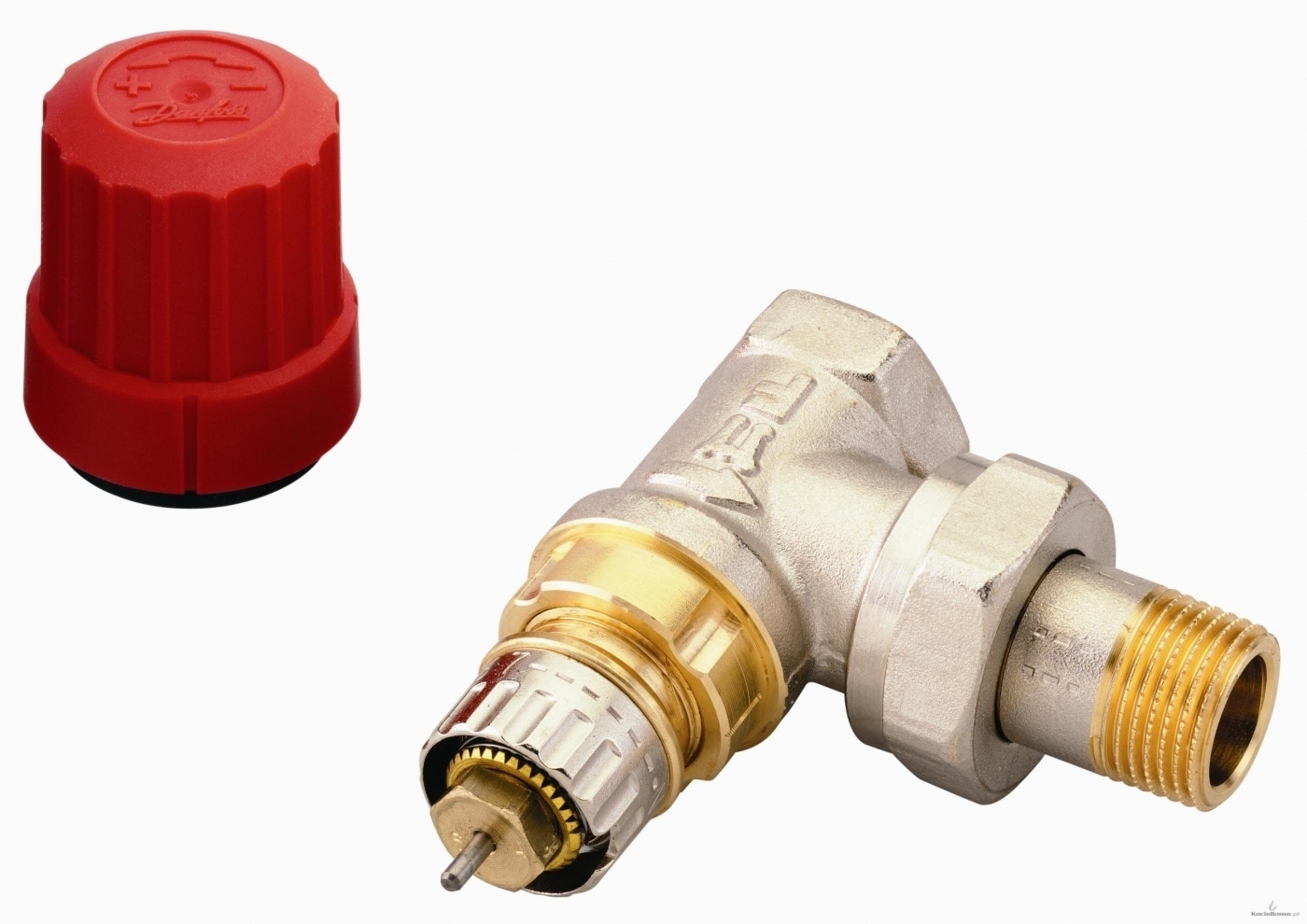 Комплект терморегулятора RTR-N/RTR 7090, Ду 20 угловой, Danfoss ...