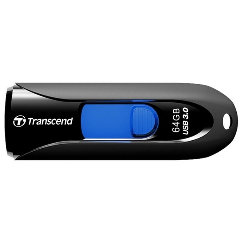 Флеш-памятьTranscendJetFlash790,64Gb,USB3.1G1,ч/син,TS64GJF790K