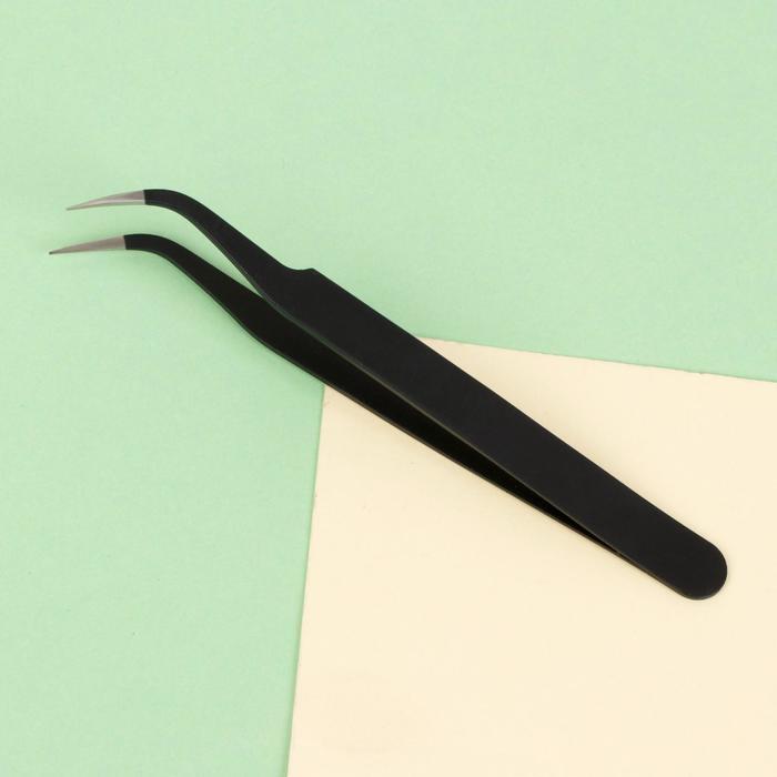 пинцет изогнутый матовый. гни 12. зажим медицинские для рыбы. пинцет д/наращ ресниц загнут 12см чёрн пакет qf 1505322. пинцет д/наращ ресниц изогнут 12см чёрн florans f-950b.