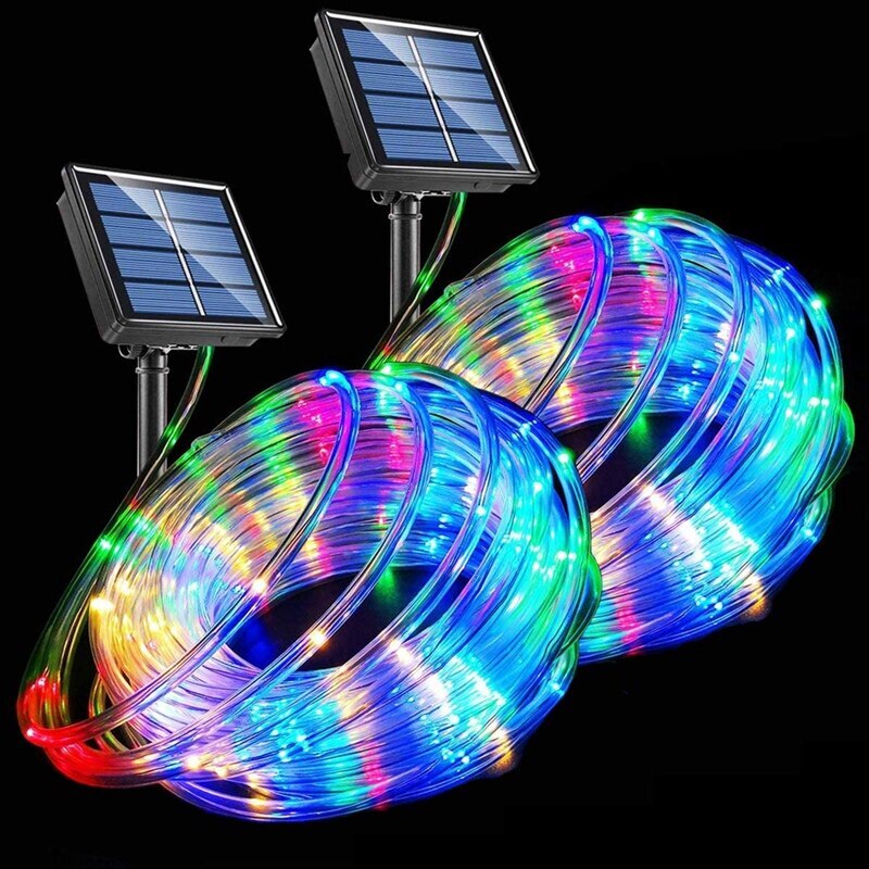 Светодиодная гирлянда на солнечной батарее 200 led mf20, 20 метров. Гирлянда от солнечных батарей. Гирлянда на солнечных батареях. Гирлянда водонепроницаемая. Садовый светильник старт, гирлянда сад 100led медь.