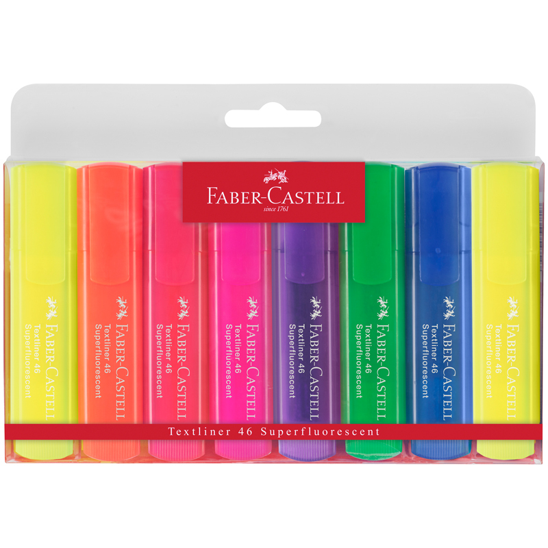 Faber-Castell Текстовыделитель, 8 шт.