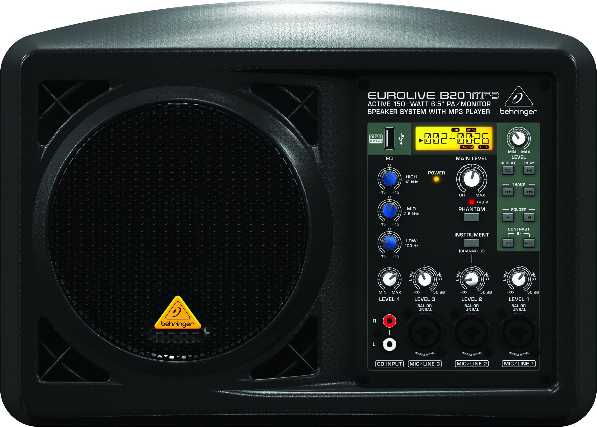 Behringer B207MP3 Активная акустическая мини-система/монитор