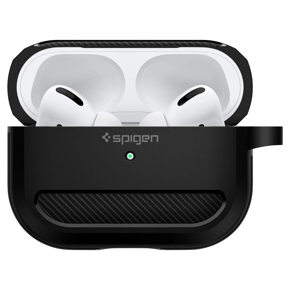 Противоударный чехол SPIGEN для AirPods Pro - Rugged Armor - Чёрный - ASD00540