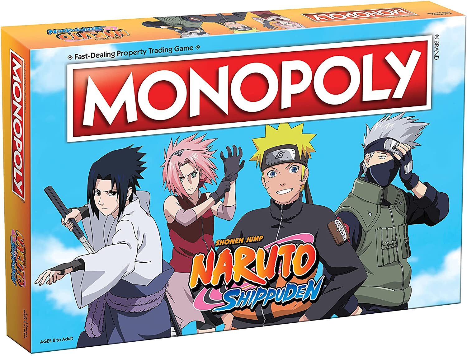 Монополия Настольная игра Аниме Naruto (Наруто) Monopoly на английском языке  - купить с доставкой по выгодным ценам в интернет-магазине OZON (400838229)