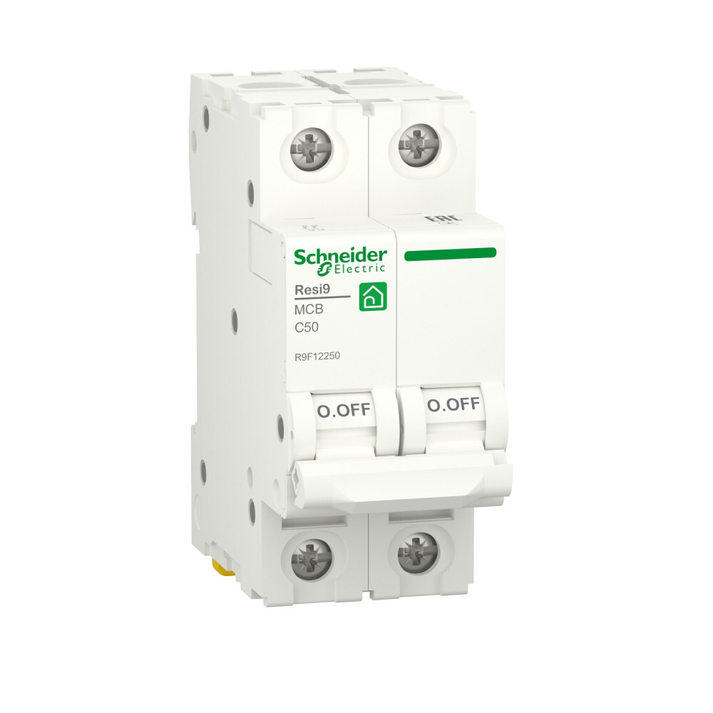 Автоматический выключатель Schneider Electric Resi9 2P 50А (C) 6кА, R9F12250