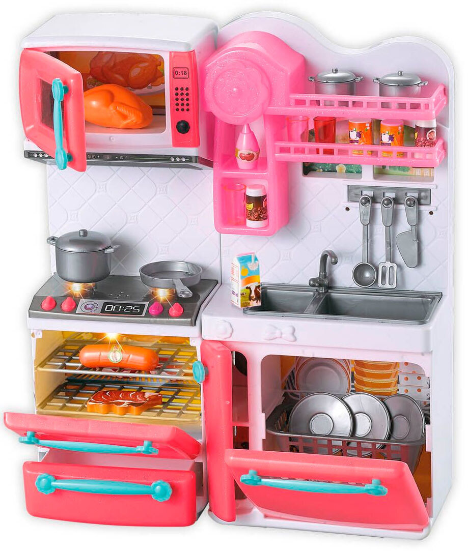 Кухня для барби Mini kitchen, детская кухня для барби, кухня для куклы ...