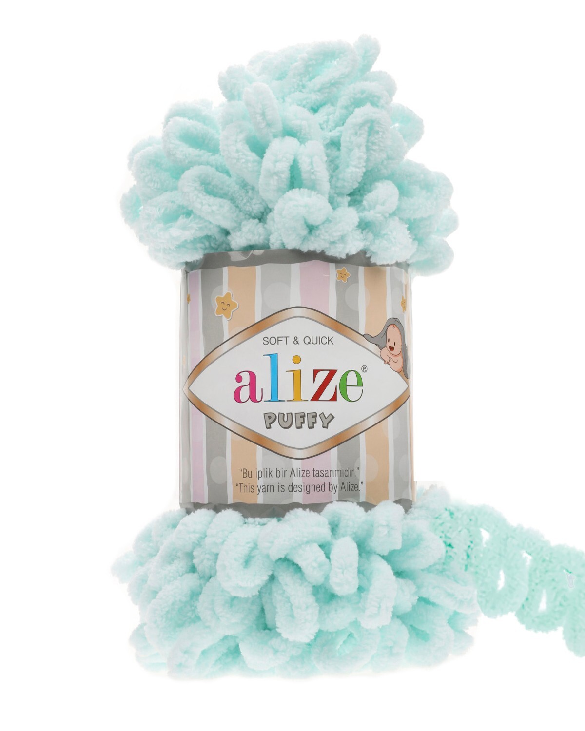 Пряжа Alize puffy Color 5860