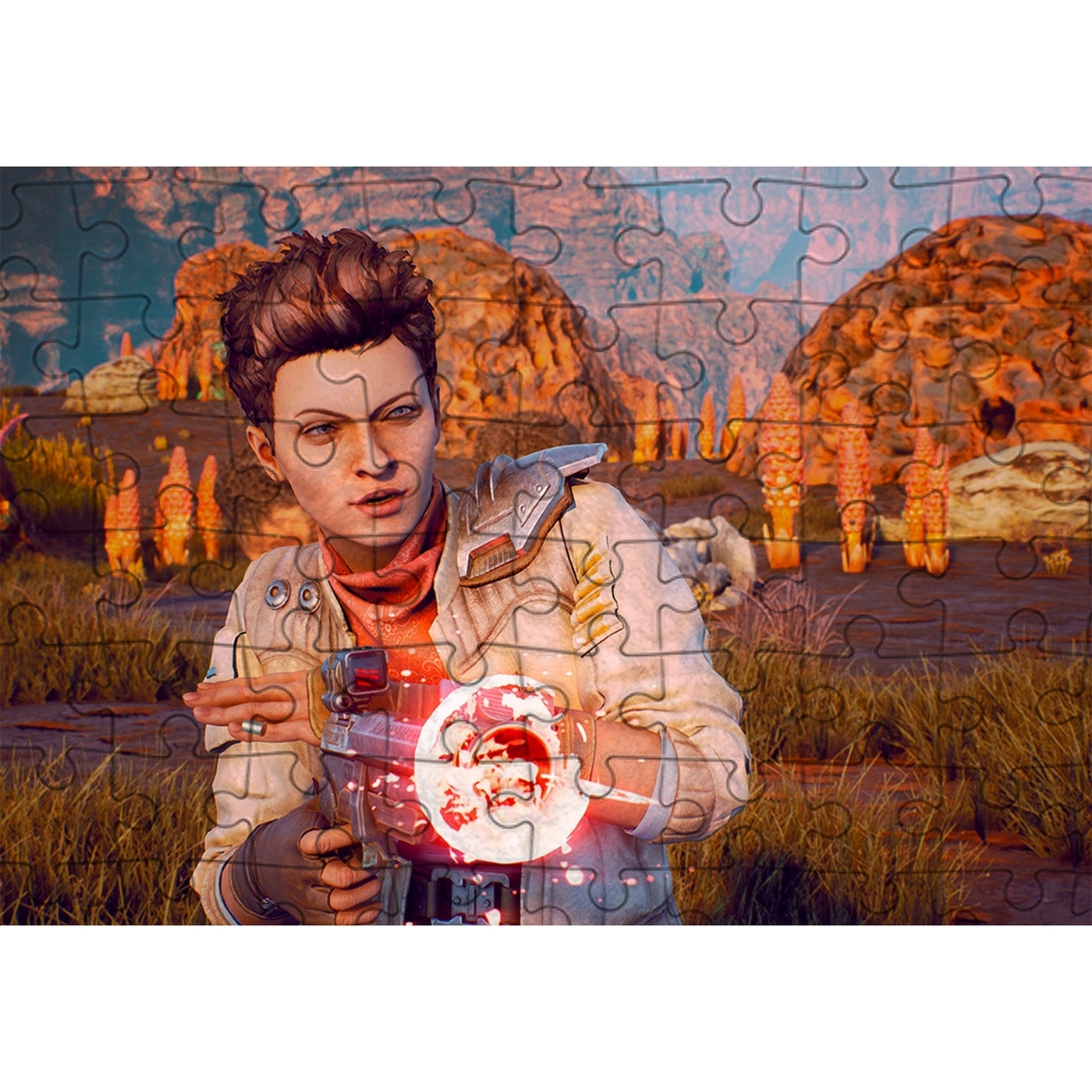 Конец света герои. The Outer Worlds обложка.