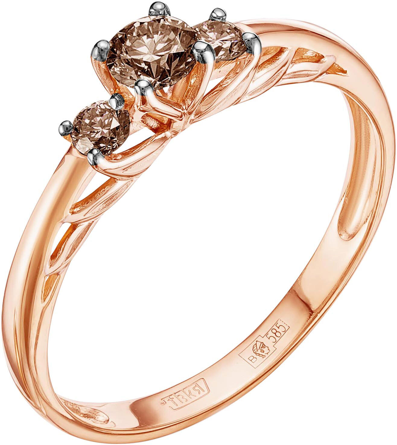 Золотое кольцо Vesna Jewelry 1836-151-09-00 с бриллиантами