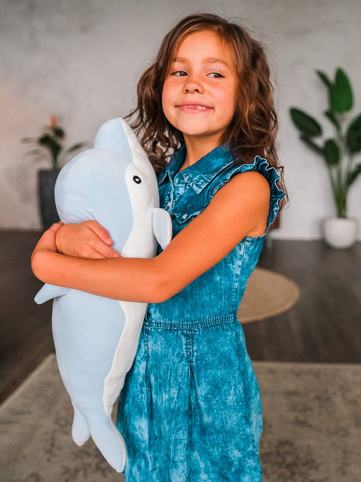 Мягкая игрушка дельфин, игрушка антистрес, дельфин 60 см, Дельфин ...