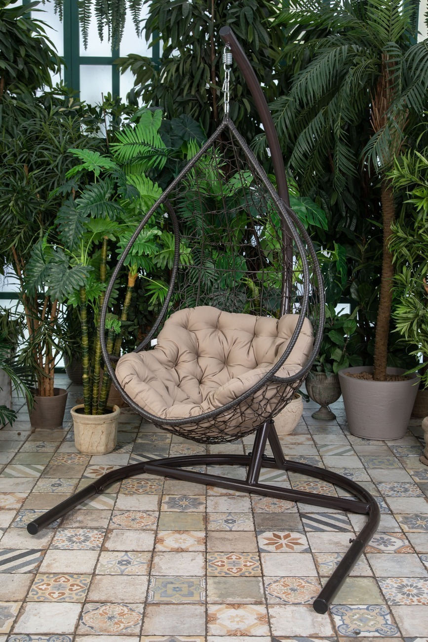 Подвесное кресло садовое 126х80х126 см, Kalymera Гермес