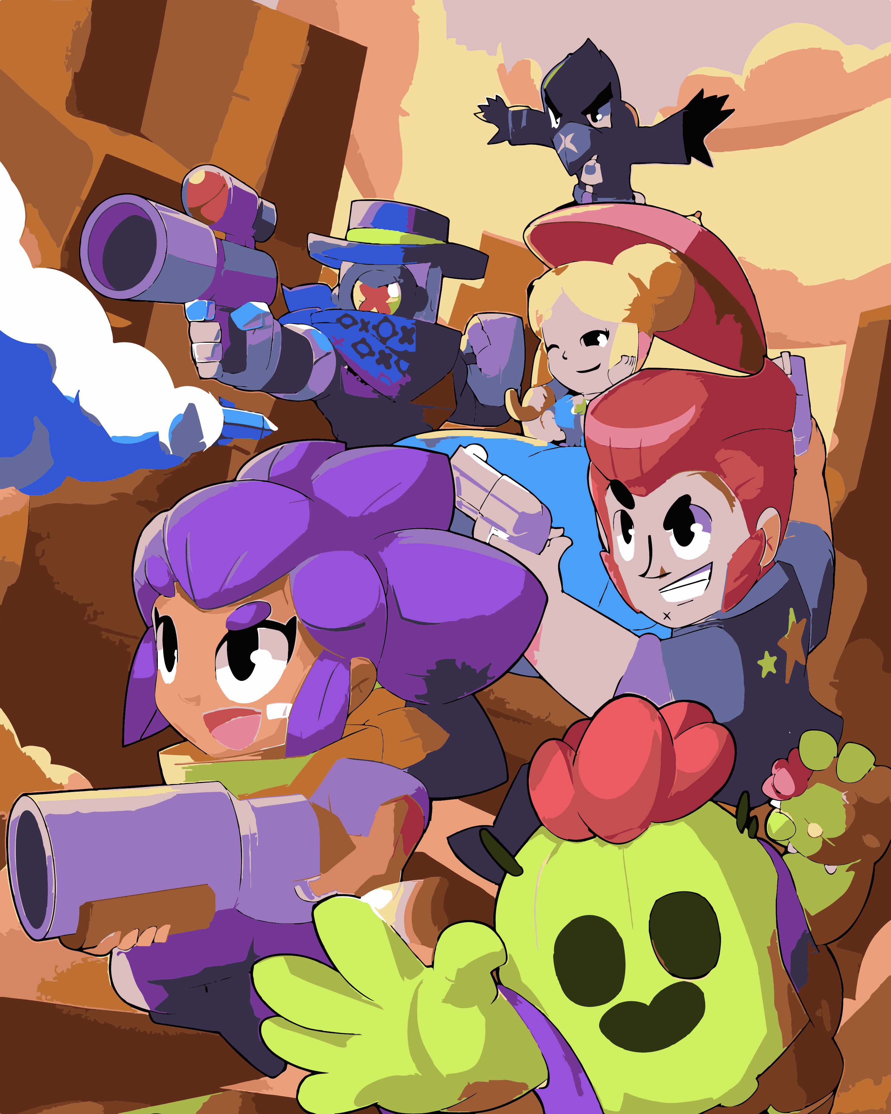 Brawk stars. БРАВЛ. Brawl Stars. Картина Brawl Stars. БРАВЛ арт.