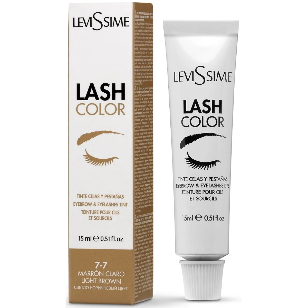 Краска для бровей коричневая. Levissime Lash Color краска на бровях. Levissime краска 7-7. Левисим краска для бровей 7.7. Краска для бровей и ресниц Levissime №7.7 светло-коричневый.