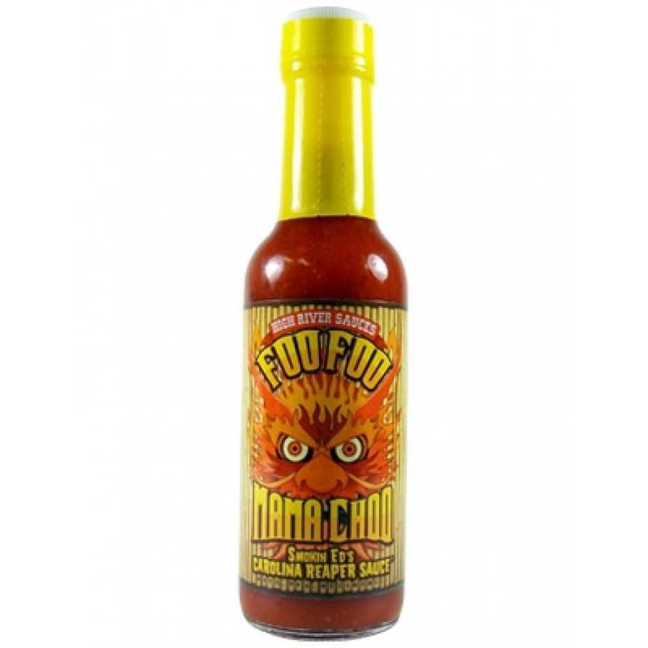 Острый соус чили High River Sauces Foo Foo Mama Choo Hot Sauce/ экстремально острый из США для бургеров, пиццы, мяса, салатов, овощей, супов, маринадов