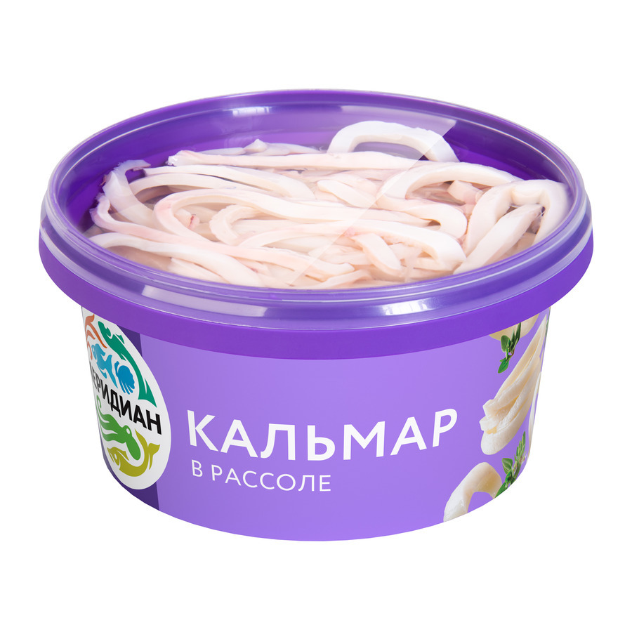 Кальмар в рассоле Меридиан, 430 г