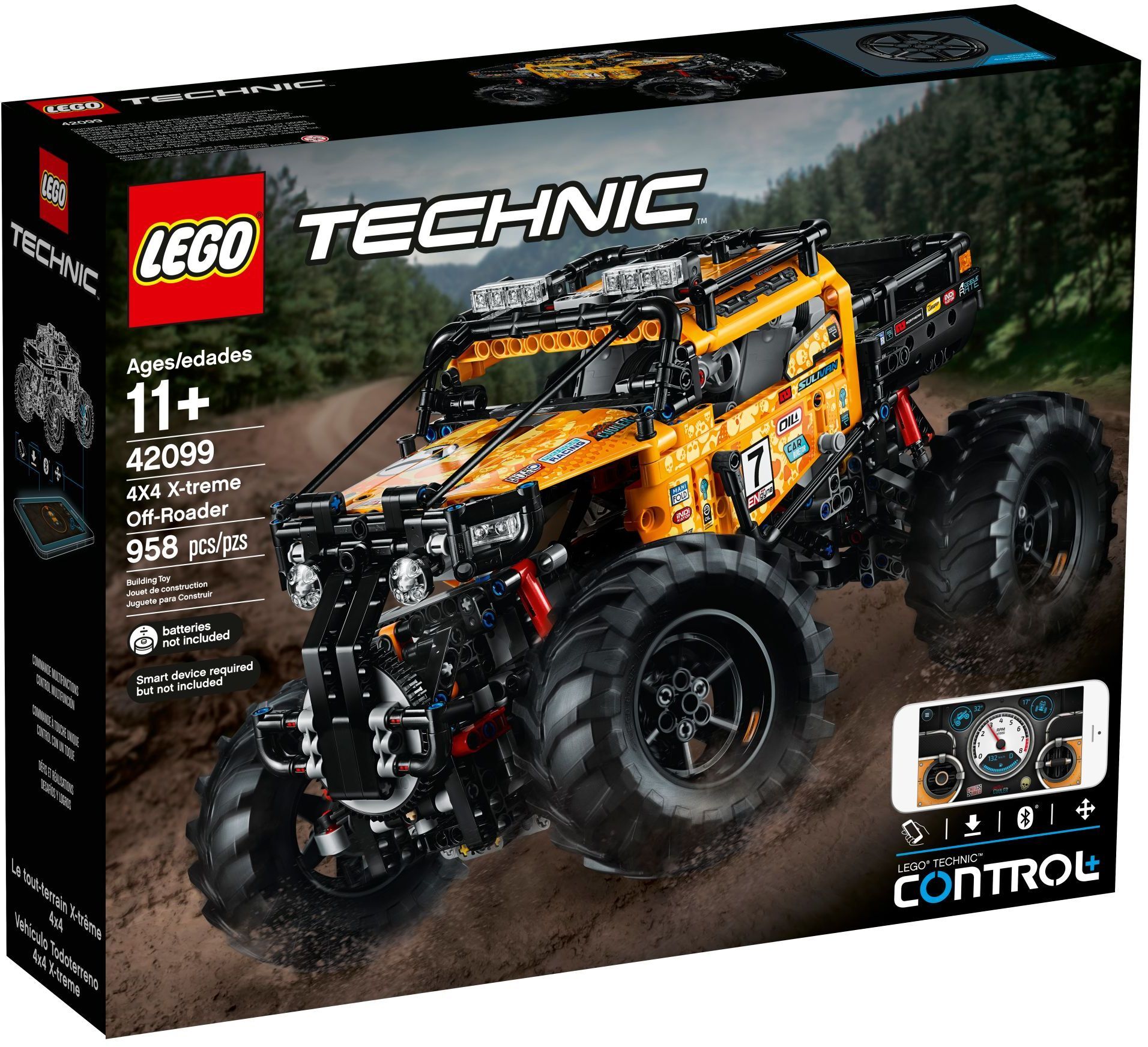 Конструктор LEGO TECHNIC 42099 Экстремальный внедорожник - купить с  доставкой по выгодным ценам в интернет-магазине OZON (581550259)