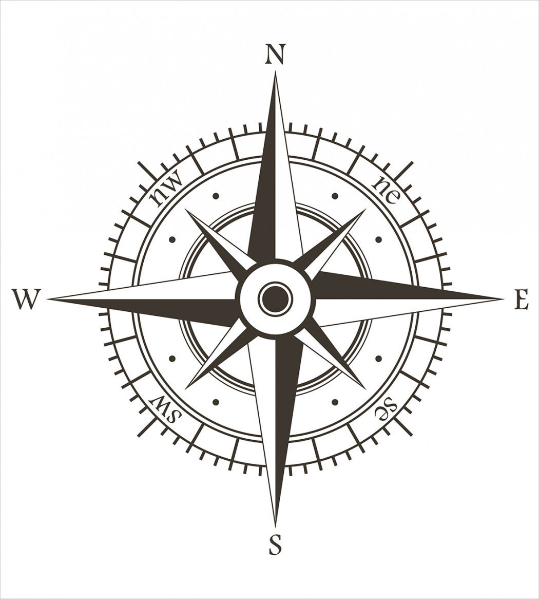 Компас иллюстрация