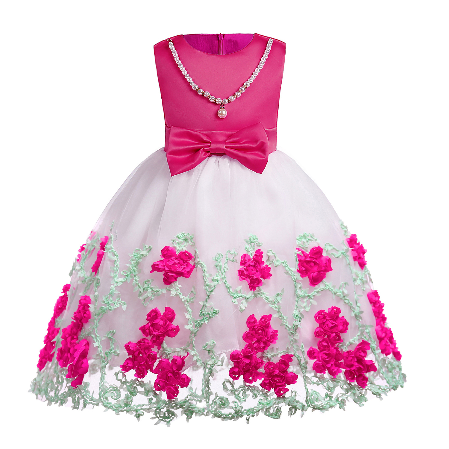 Детские платья с цветочками