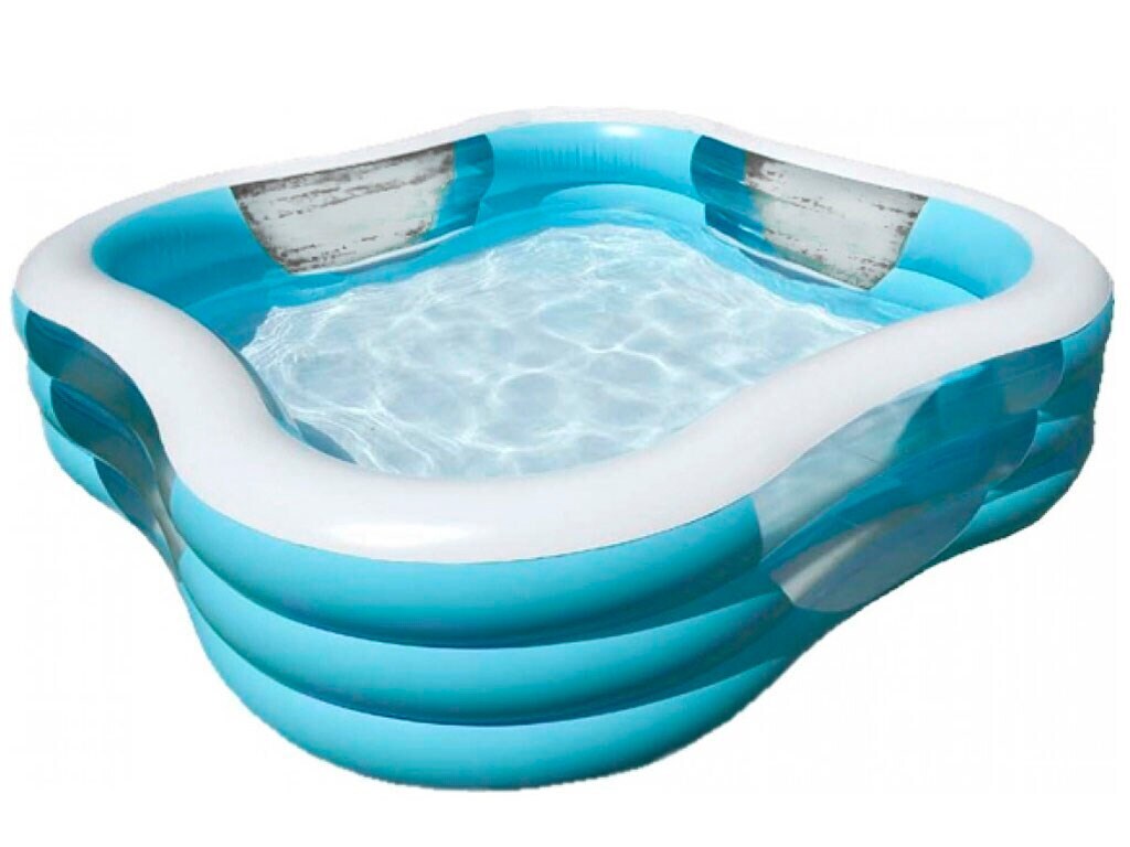 Intex swim. 57495 Бассейн Интекс. Бассейн 57495. 57495 NP. Бассейн надувной Интекс голубой.