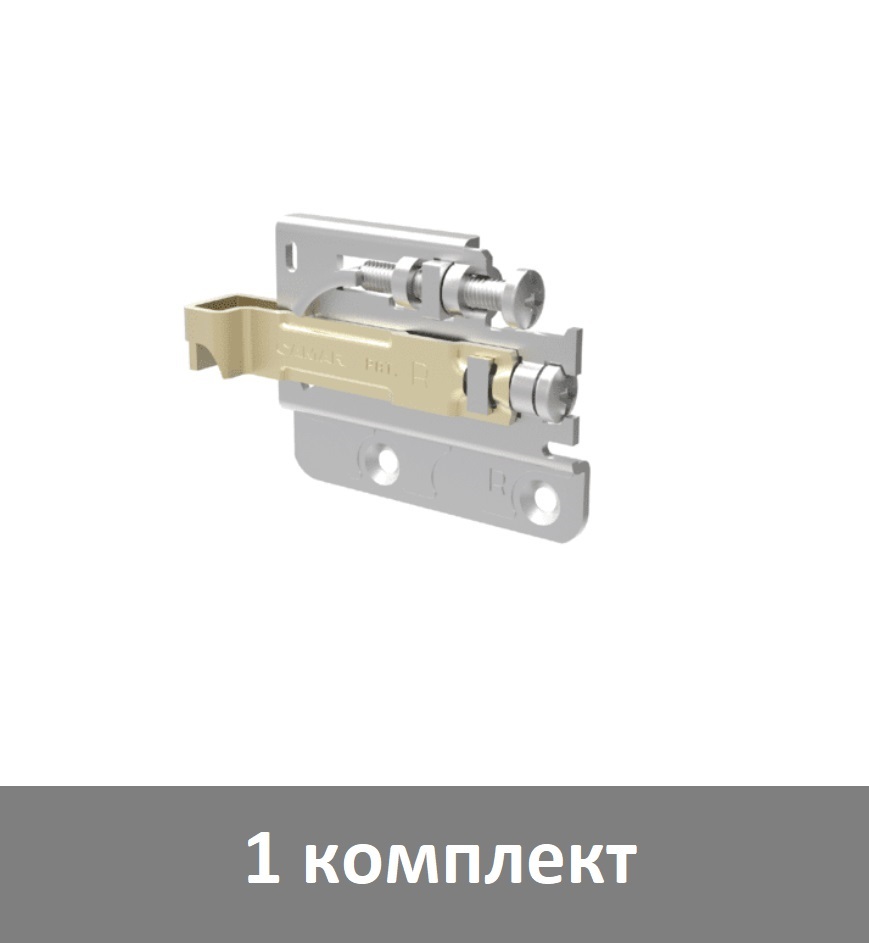 Мебельный навес цельнометаллический на футорках 100 кг левый