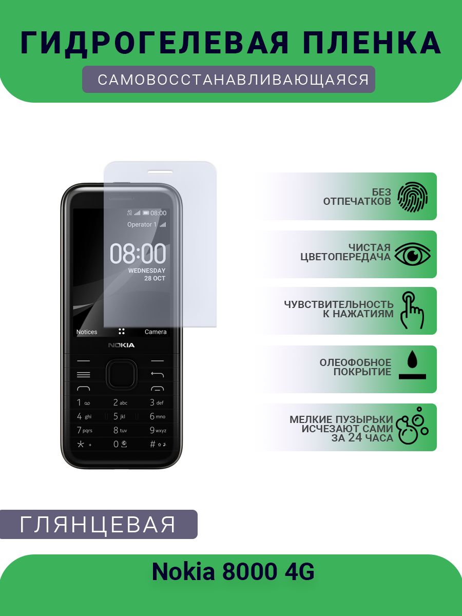 Защитная пленка пленка Nokia 8000 4G, 38 - купить по выгодной цене в  интернет-магазине OZON (693029058)