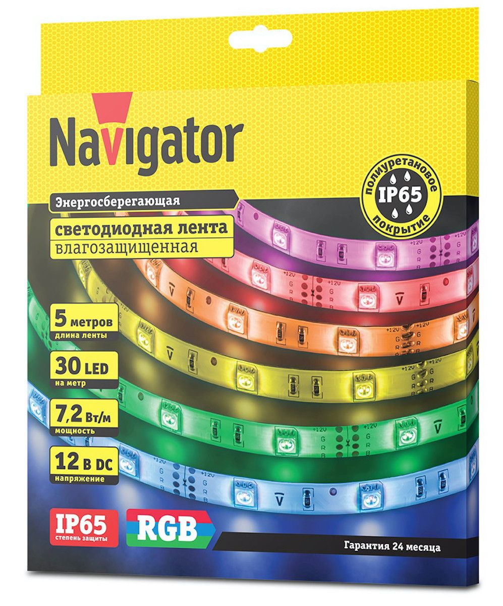 Навигатор светодиодный. Светодиодная лента навигатор ip65. СД лента Navigator 71 834 NLS-5050rgbm30-5-ip65-12v. Navigator лента ip20 12v 7.2Вт/м мультиколор 71 444 NLS-5050rgb30 серия Pro СД. Мощность СД ленты.