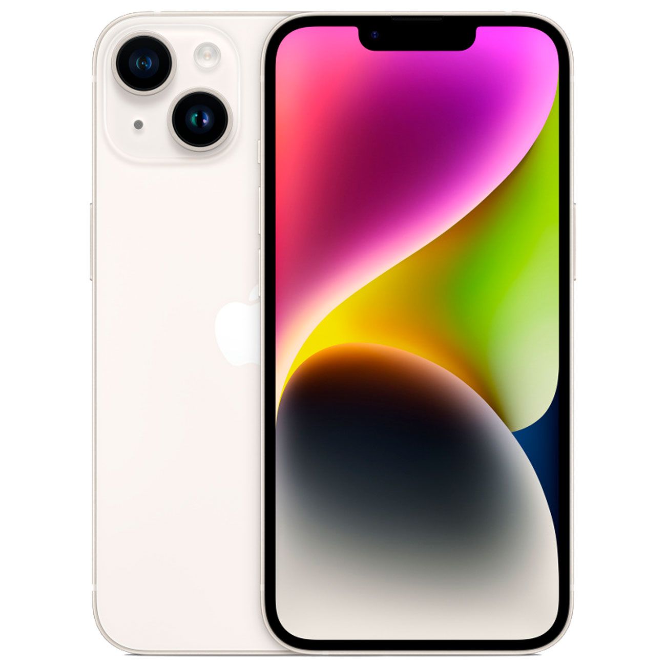 Apple Смартфон iPhone 14 Plus Сияющая звезда/Starlight, 6/128 ГБ, белый