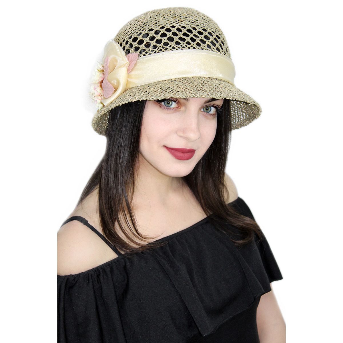 Благодаря шляпе. Шляпа женская. Модные шляпы. Кто может связать летнюю шляпку. Шляпки лето на короткие волосы женские фото.