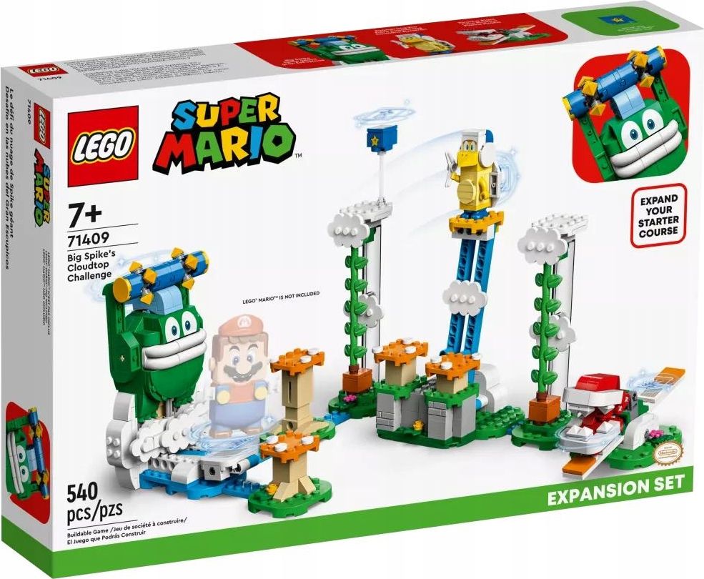 Конструктор LEGO Super Mario Большой шип и облака, 540 деталей, 7+, 71409