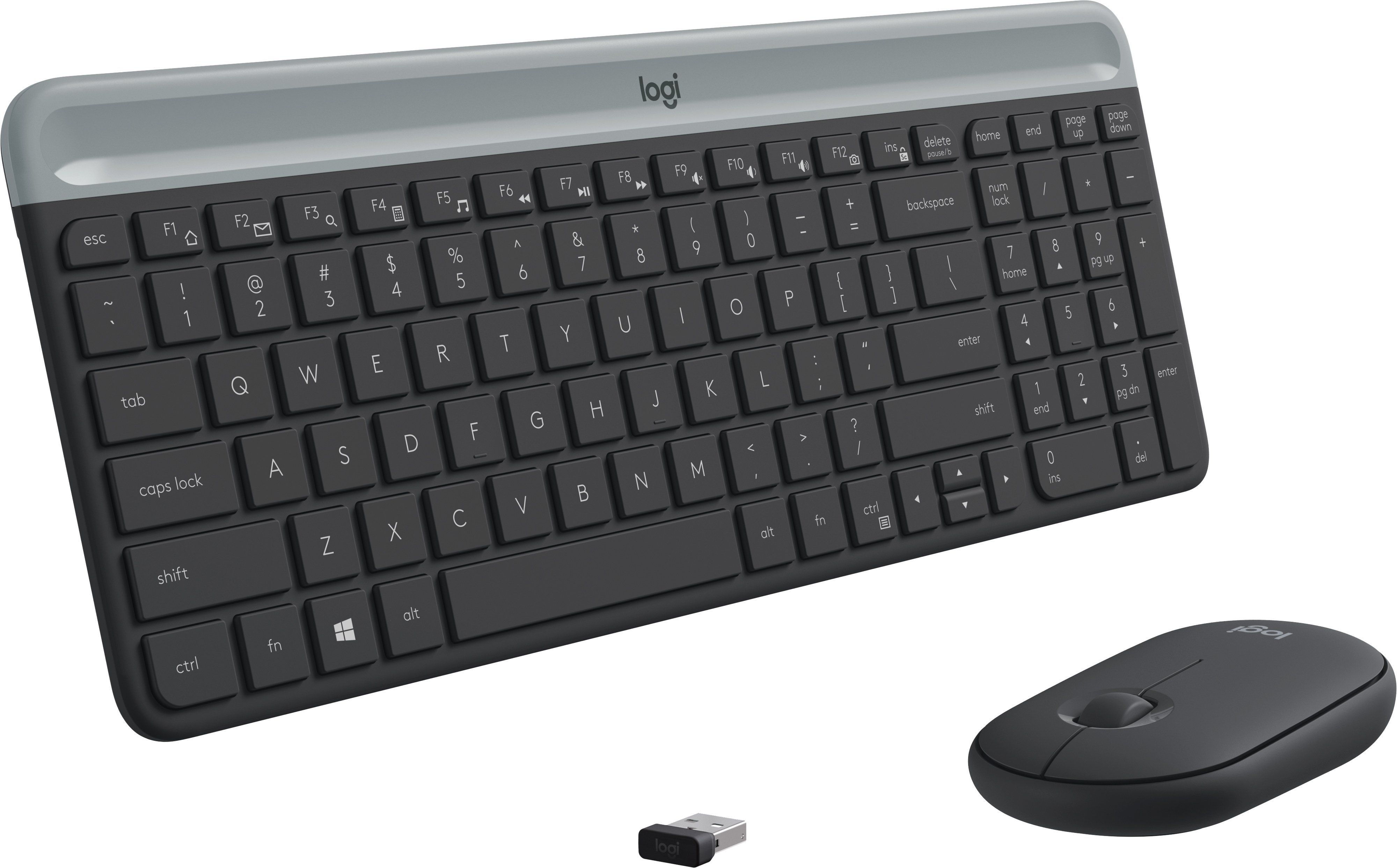 Клавиатура и мышь беспроводные. Logitech mk470 Slim Wireless desktop. Logitech mk470 Wireless Combo. Клавиатура + мышь Logitech mk470 Slim Wireless Combo Graphite (920-009206). Logitech Wireless Slim Combo mk470.