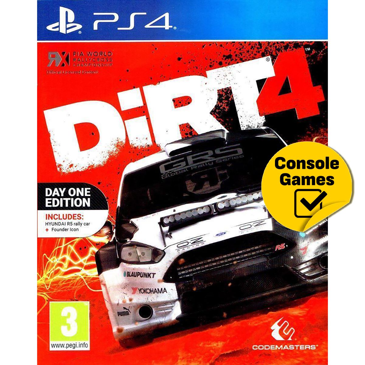 Игра PS4 Dirt 4 (PlayStation 4, Английская версия)