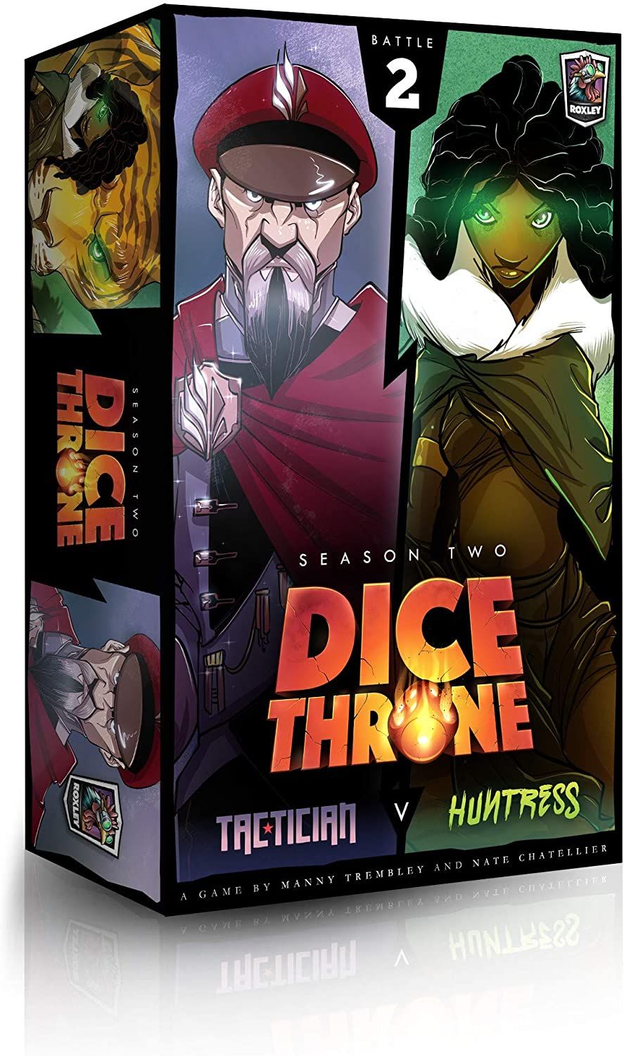 Настольная игра Dice Throne (Трон кубов). Второй сезон. Tactitian vs  Huntress - купить с доставкой по выгодным ценам в интернет-магазине OZON  (775740279)