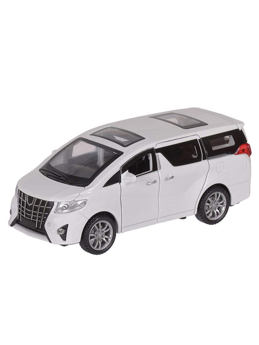 Коллекционная машинка металлическая Toyota Alphard, модели машинок Тойота Альфард