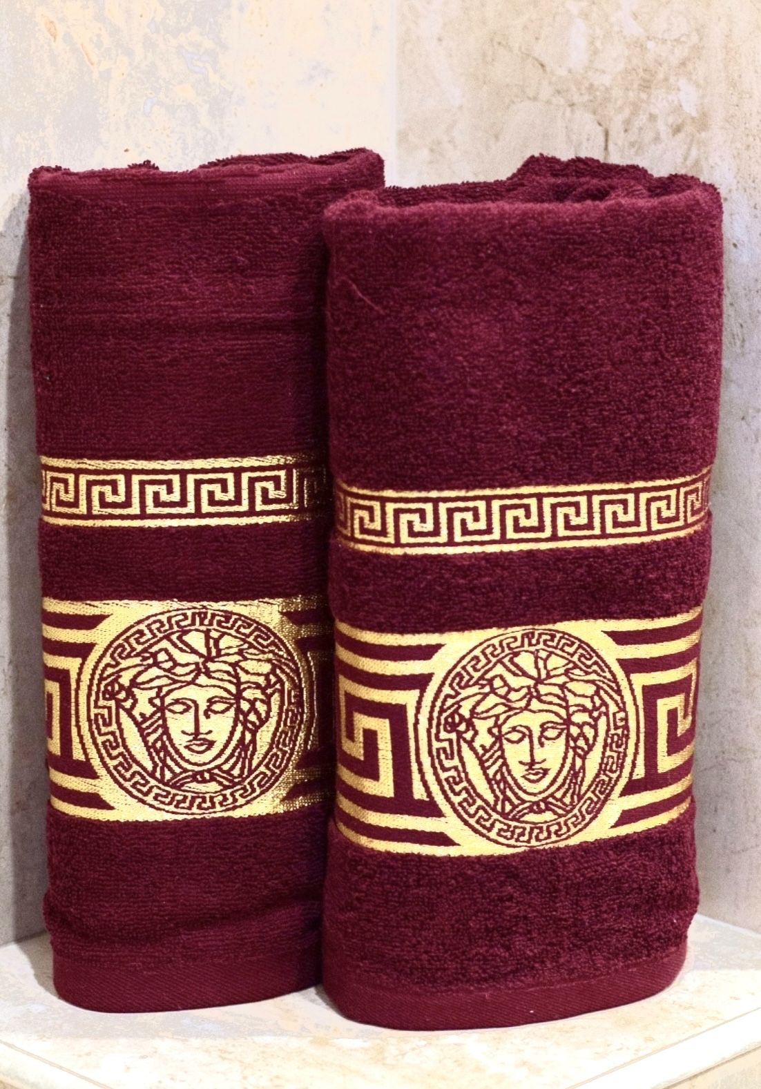 Набор банных полотенец. Комплект махровых полотенец (50x90, 70x140) версаче luzz. Полотенце версаче красное. Набор банных полотенец. Турецкое полотенце 100х150 versace.