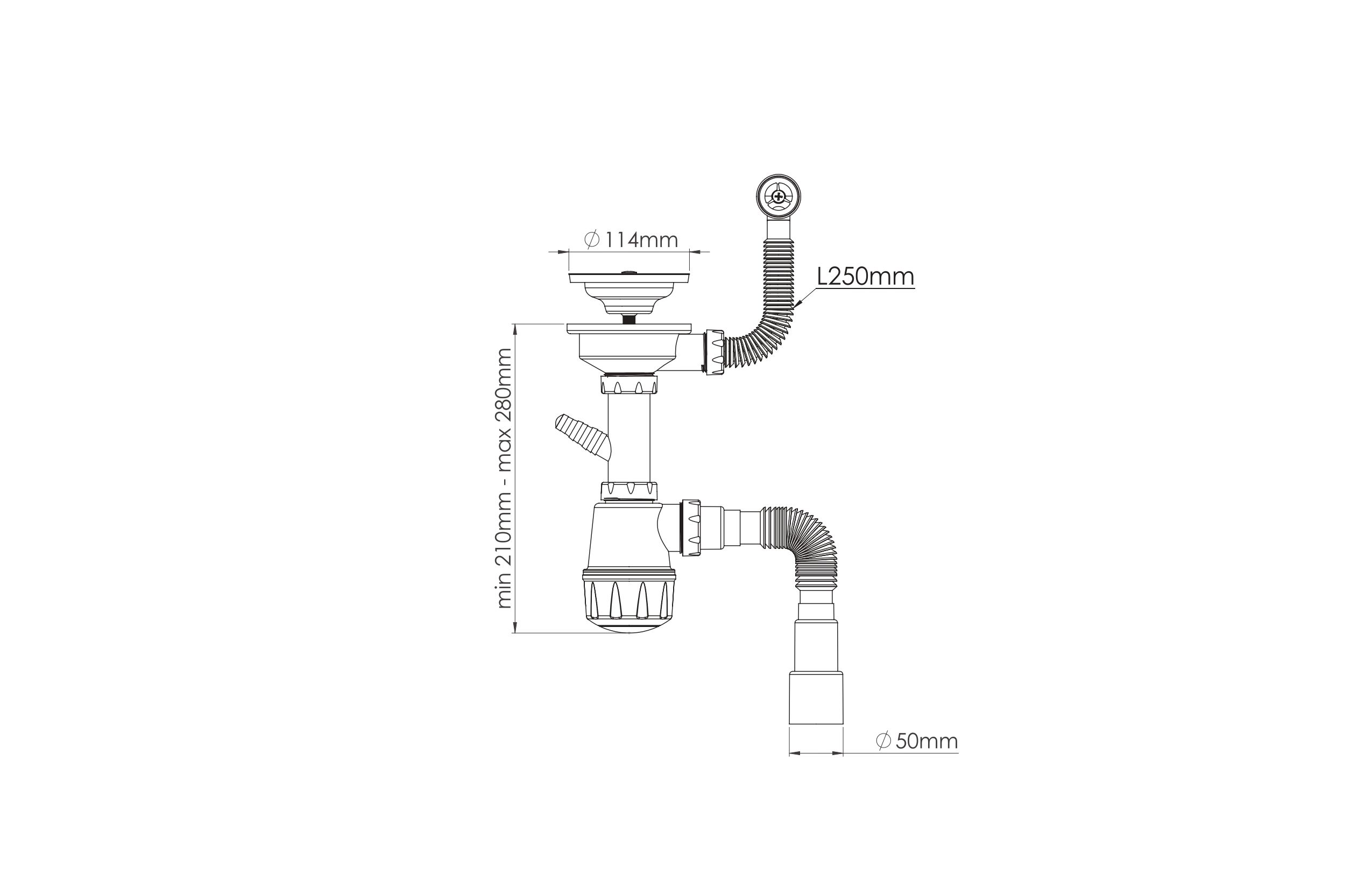 Схема подключения сифона к мойке на кухне