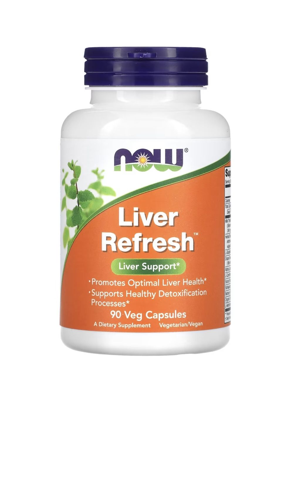 Ливер Рефреш Поддержка Печени NOW Liver Refresh Liver Support 90 капсул