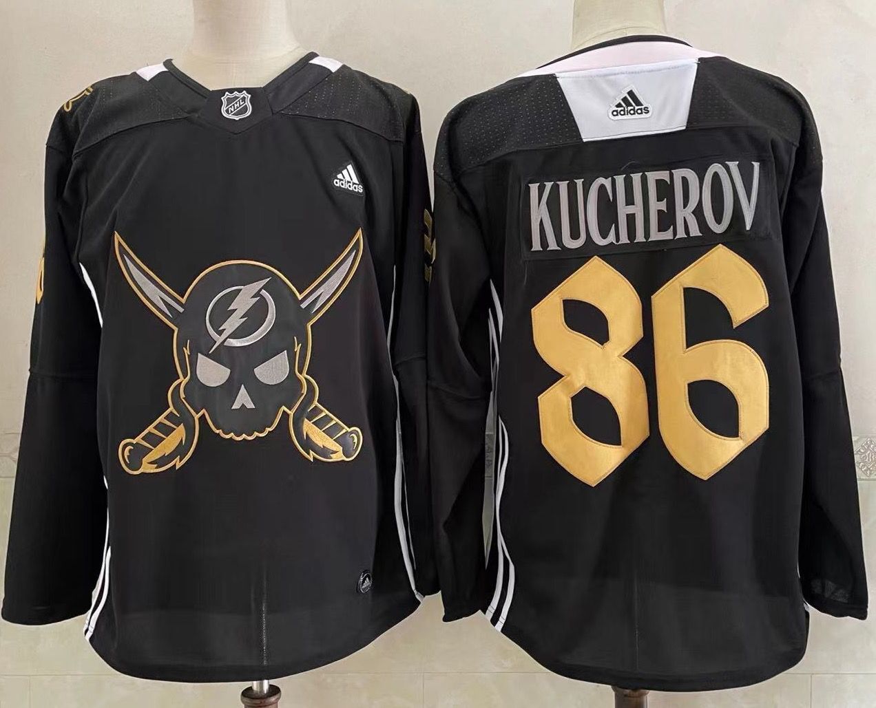 NHL джерси хоккейная Тампа Бэй Лайтнинг Tampa Bay Lightning Jersey 86 Nikita Kucherov