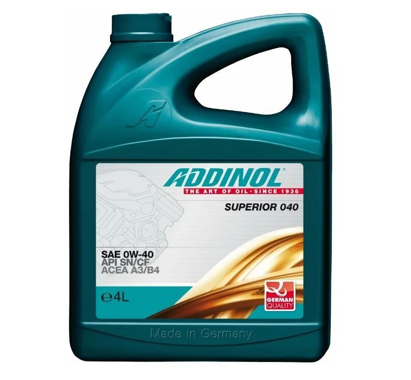 ADDINOL0W-40Масломоторное,Синтетическое,4л