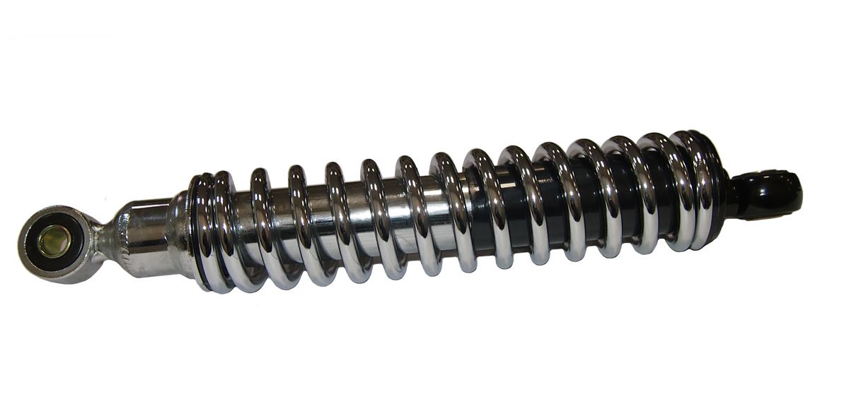 амортизатор минск-д4, лидер (хром, усиленная пружина) (l-340mm, d-12mm, d-12mm). амортизатор задний (l-340mm,d-12mm,d-10mm) альфа.